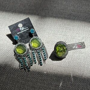 Elegant Earrings and Ring Set